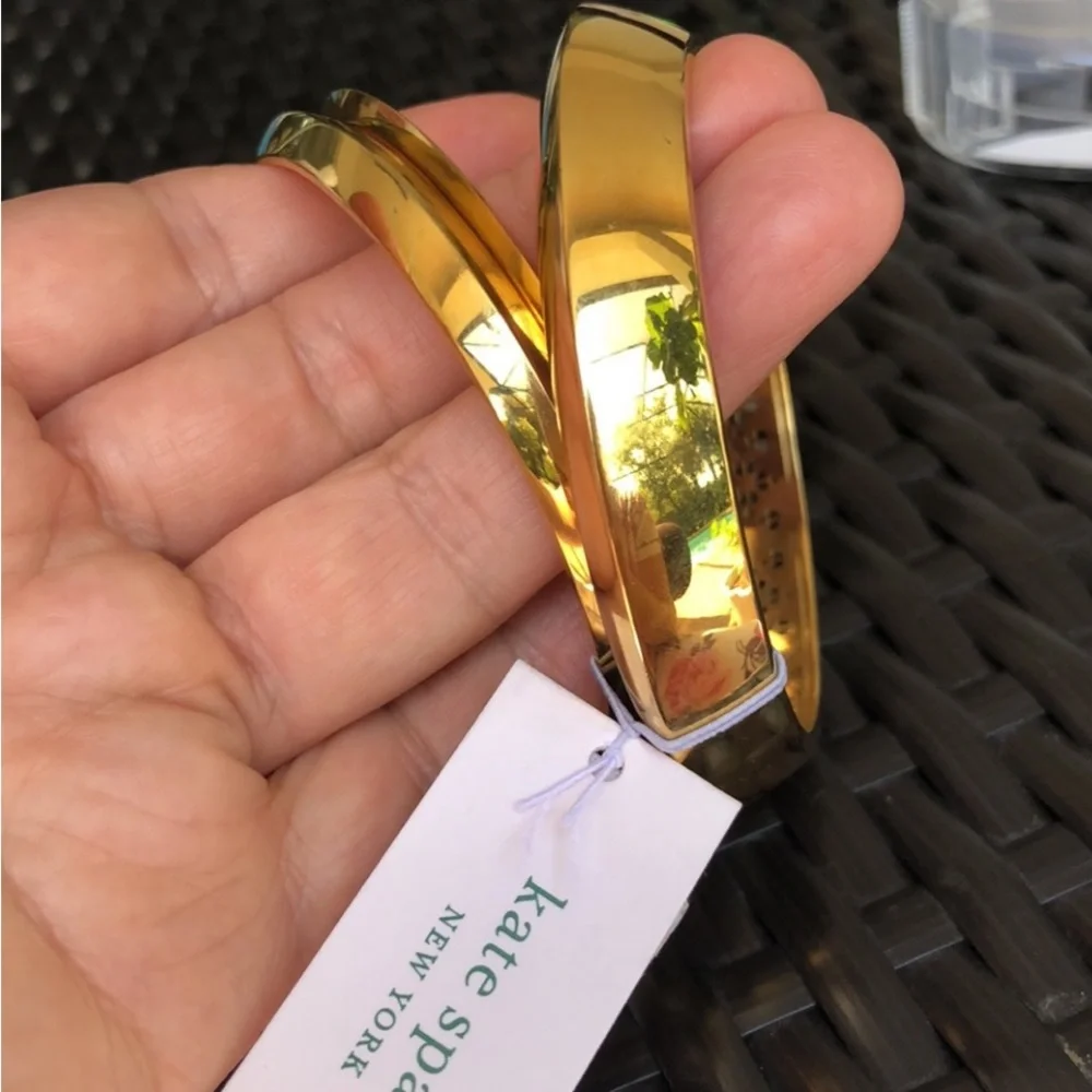 KATE SPADE Bracelets set of 3 Gold - Picture 8 of 17